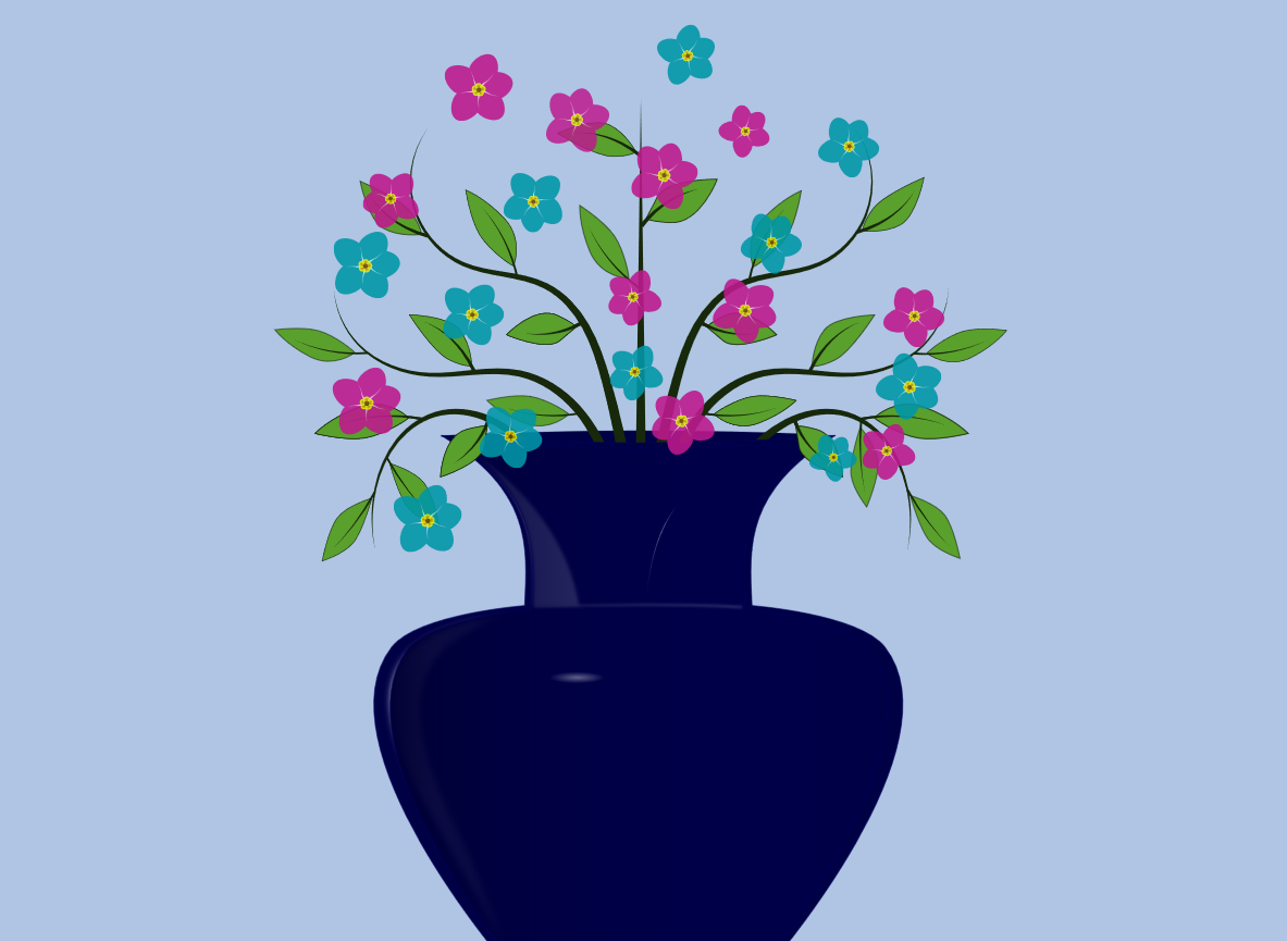 The Target Ovarian Cancer Flower Vase share image