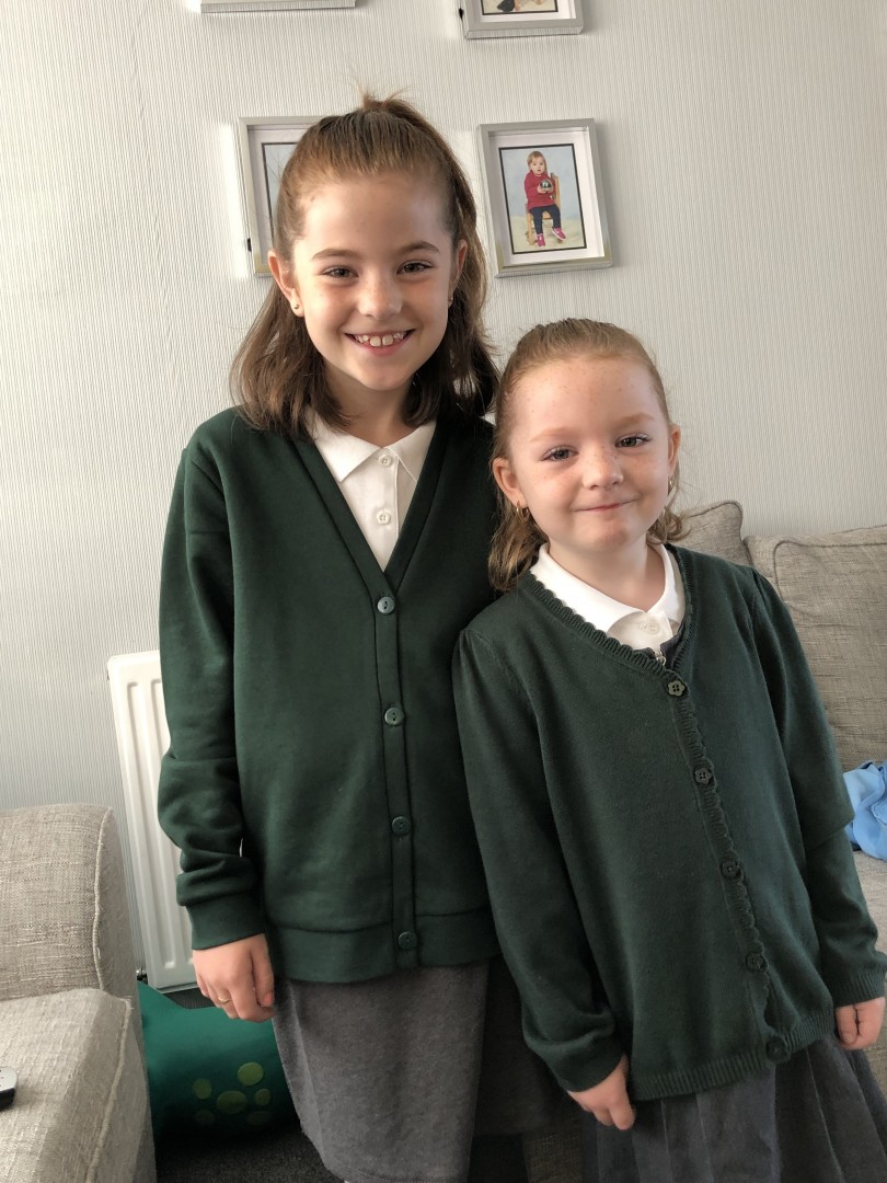 Spooky welly walk Katie and maisie share image