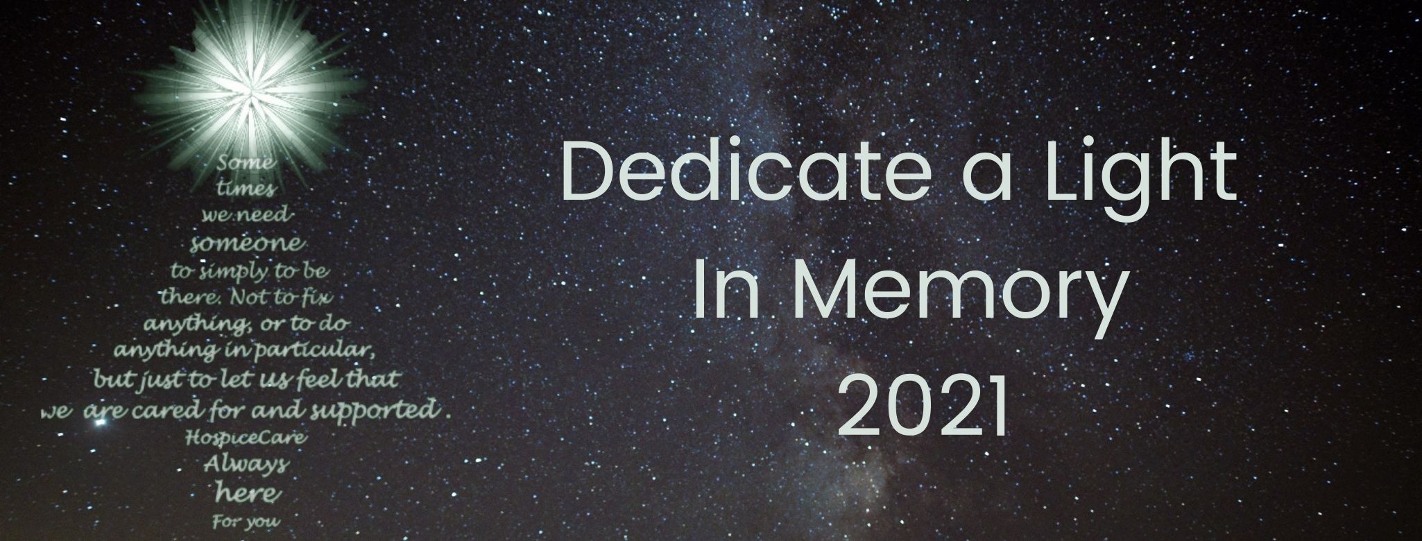 Dedicate a Light In Memory 2021 share image