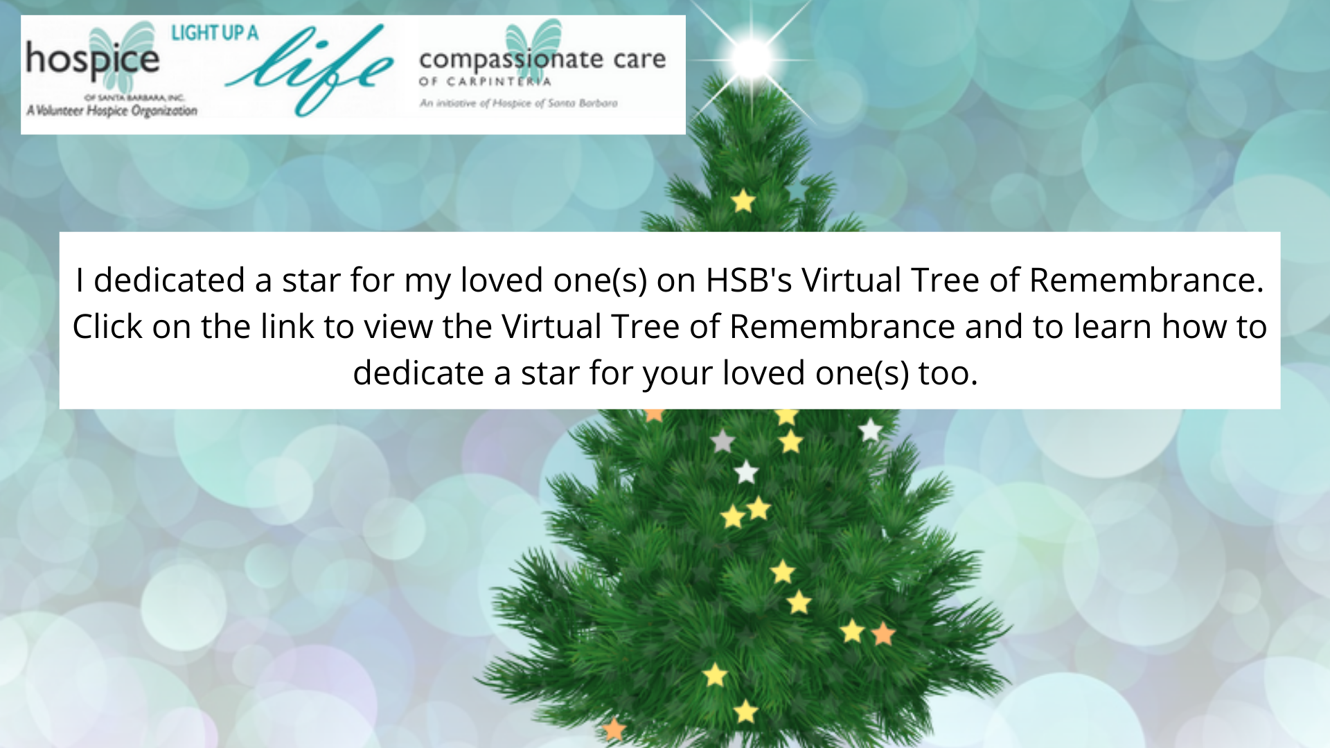 41st Annual Light Up A Life: Virtual Tree of Remembrance share image