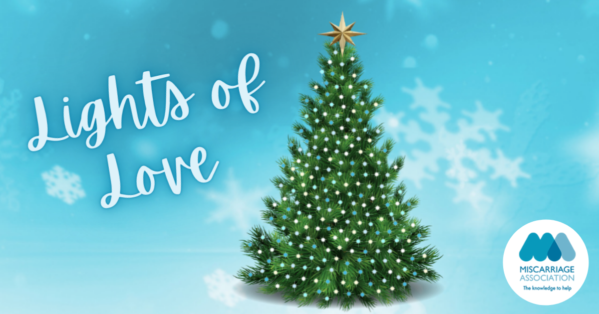 Miscarriage Association Lights of Love Tree 2021 share image