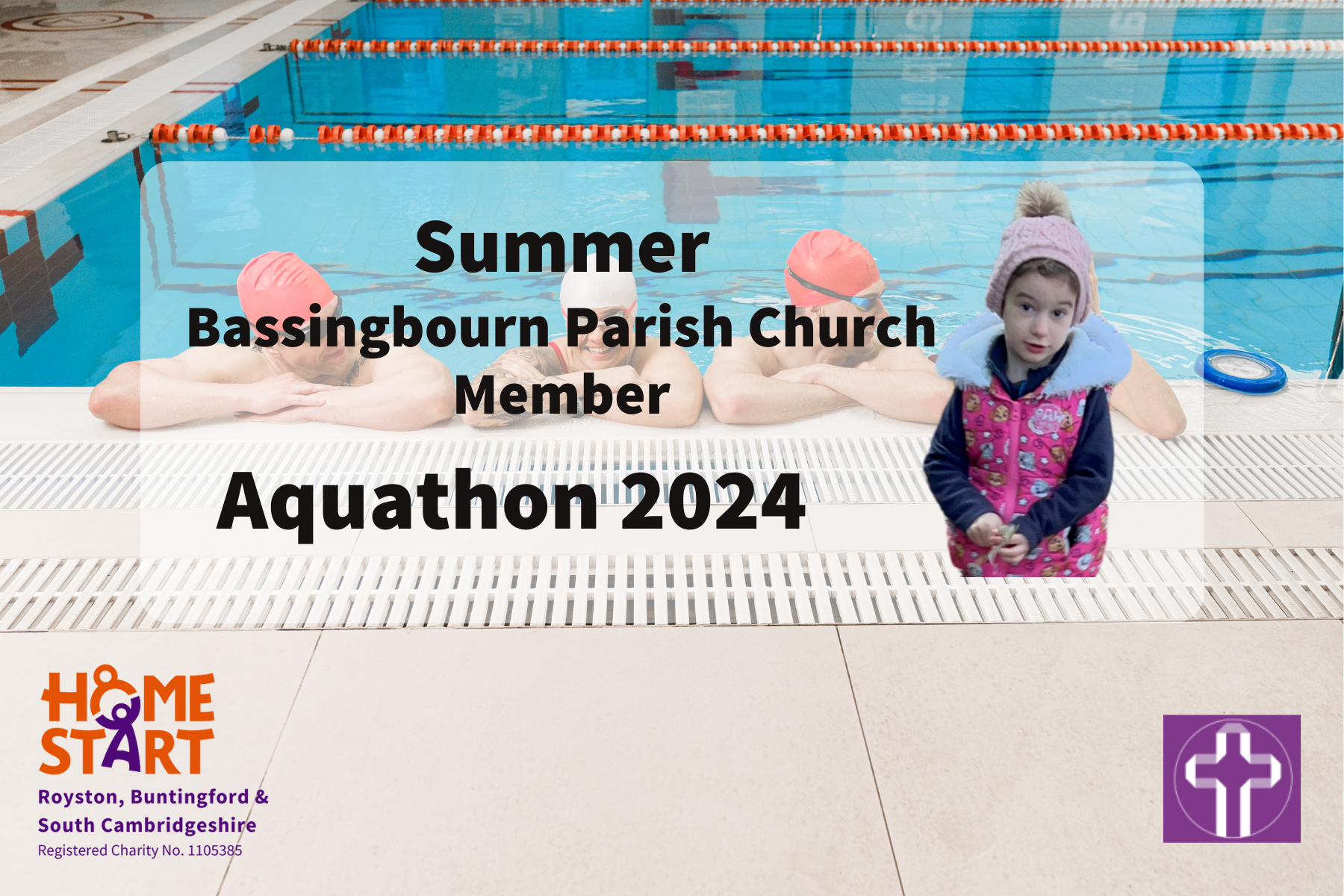 Home-Start Aquathon 2024 - Summer, Bassingbourn Parish Church member share image