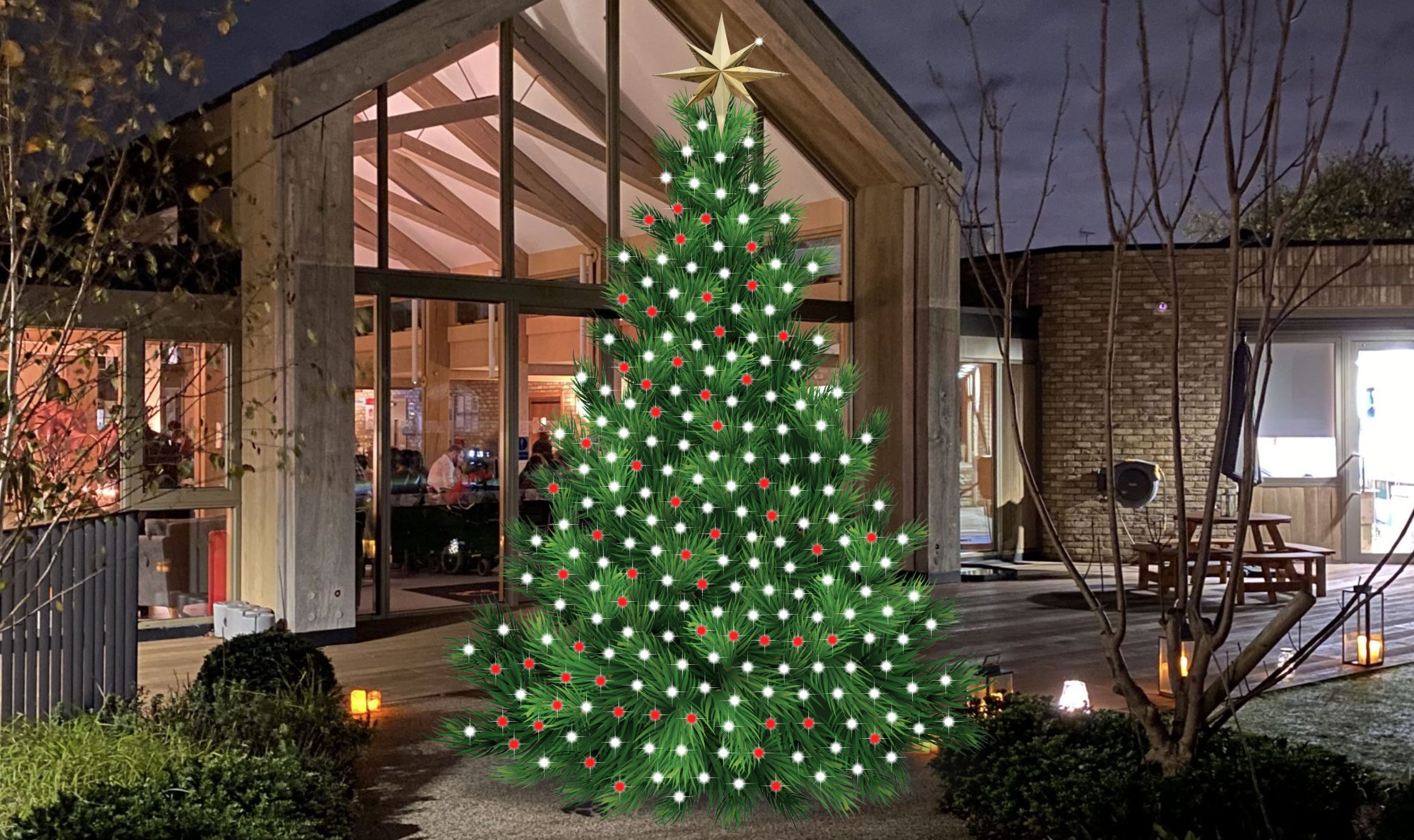 Noah's Ark Children's Hospice virtual Tree of Lights.