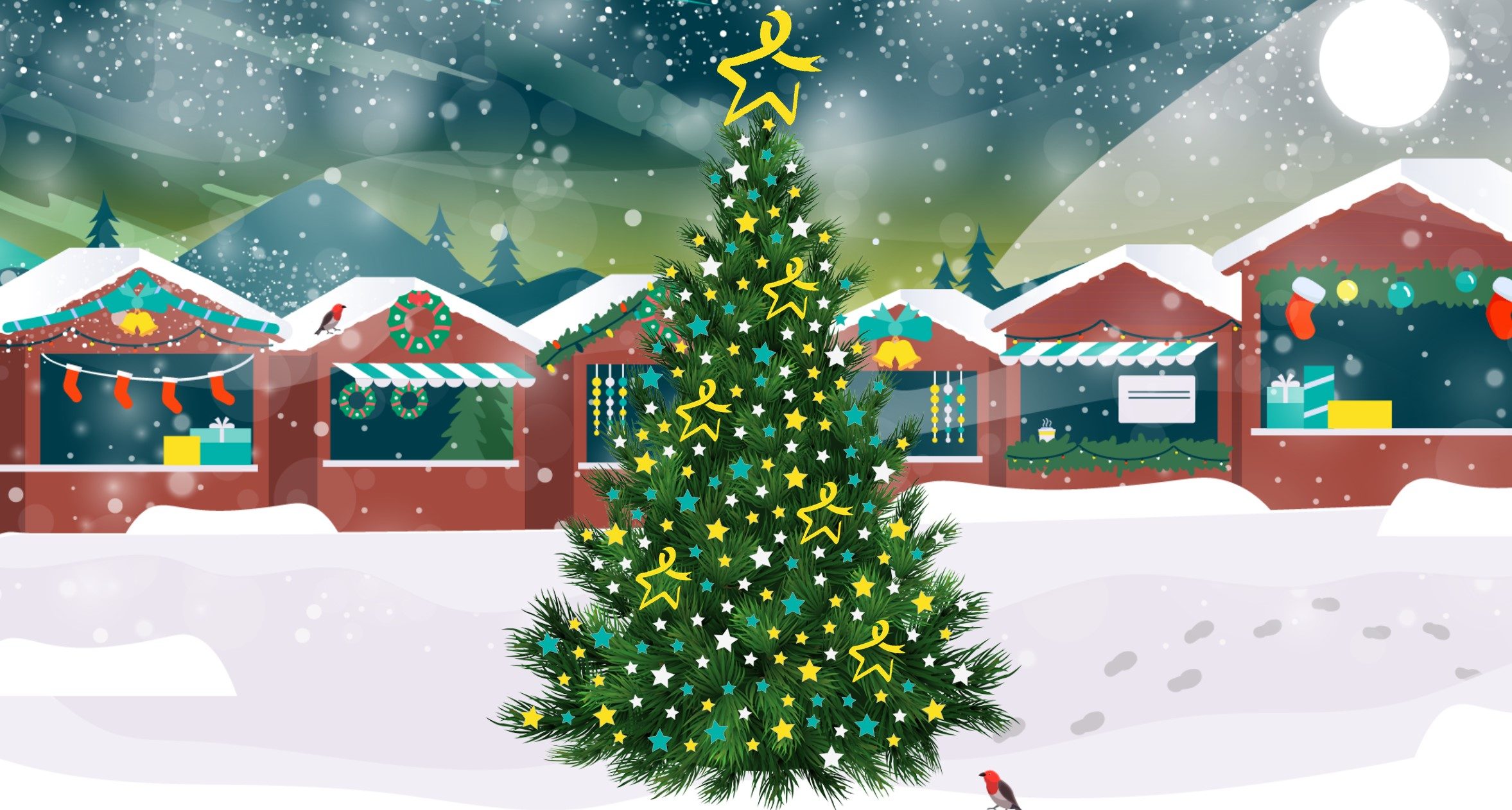 Bowel Cancer UK Christmas Tree 2025 share image