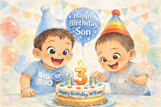 Happy 3rd Birthday, JJ! share image